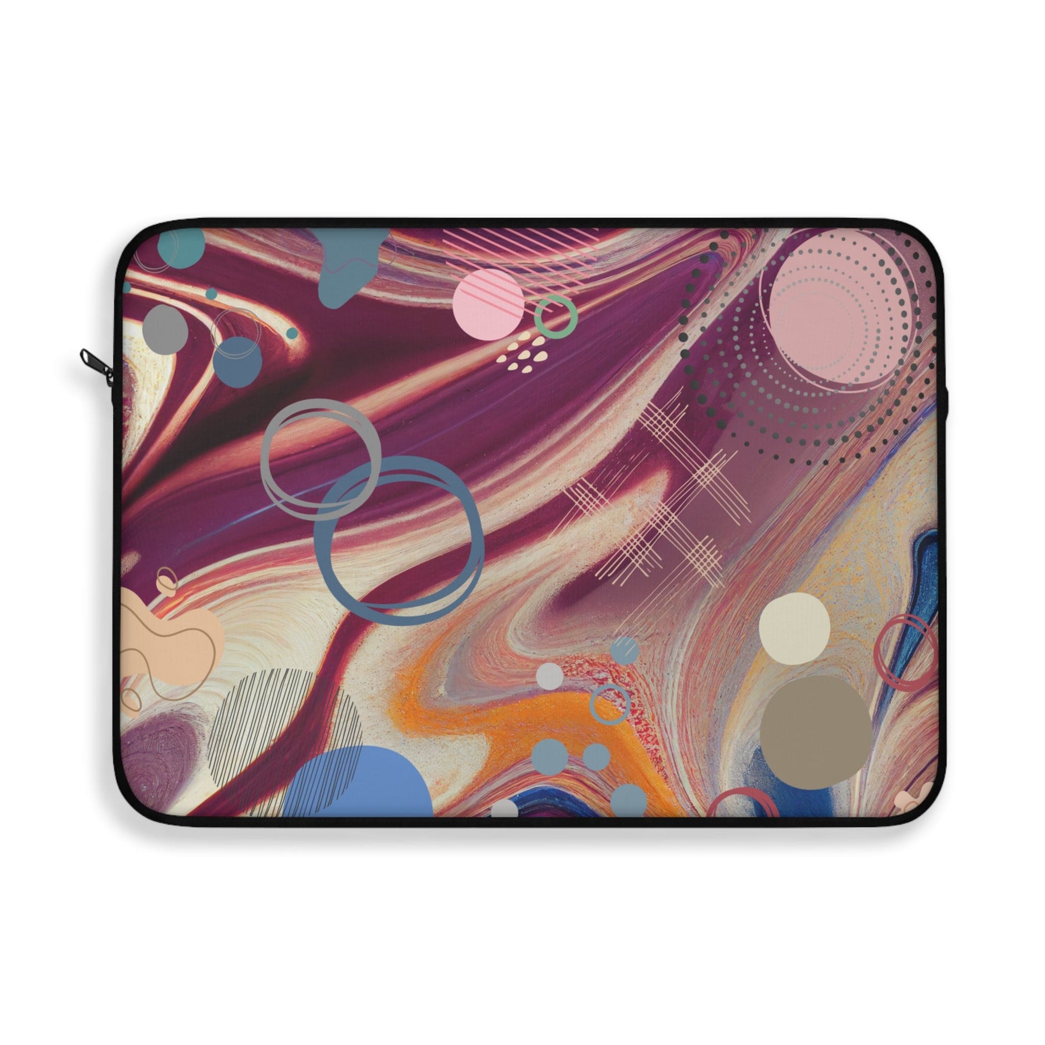 Urban SoulShine & co Laptop Sleeve Abstract Maroon Laptop Sleeve (3 sizes)