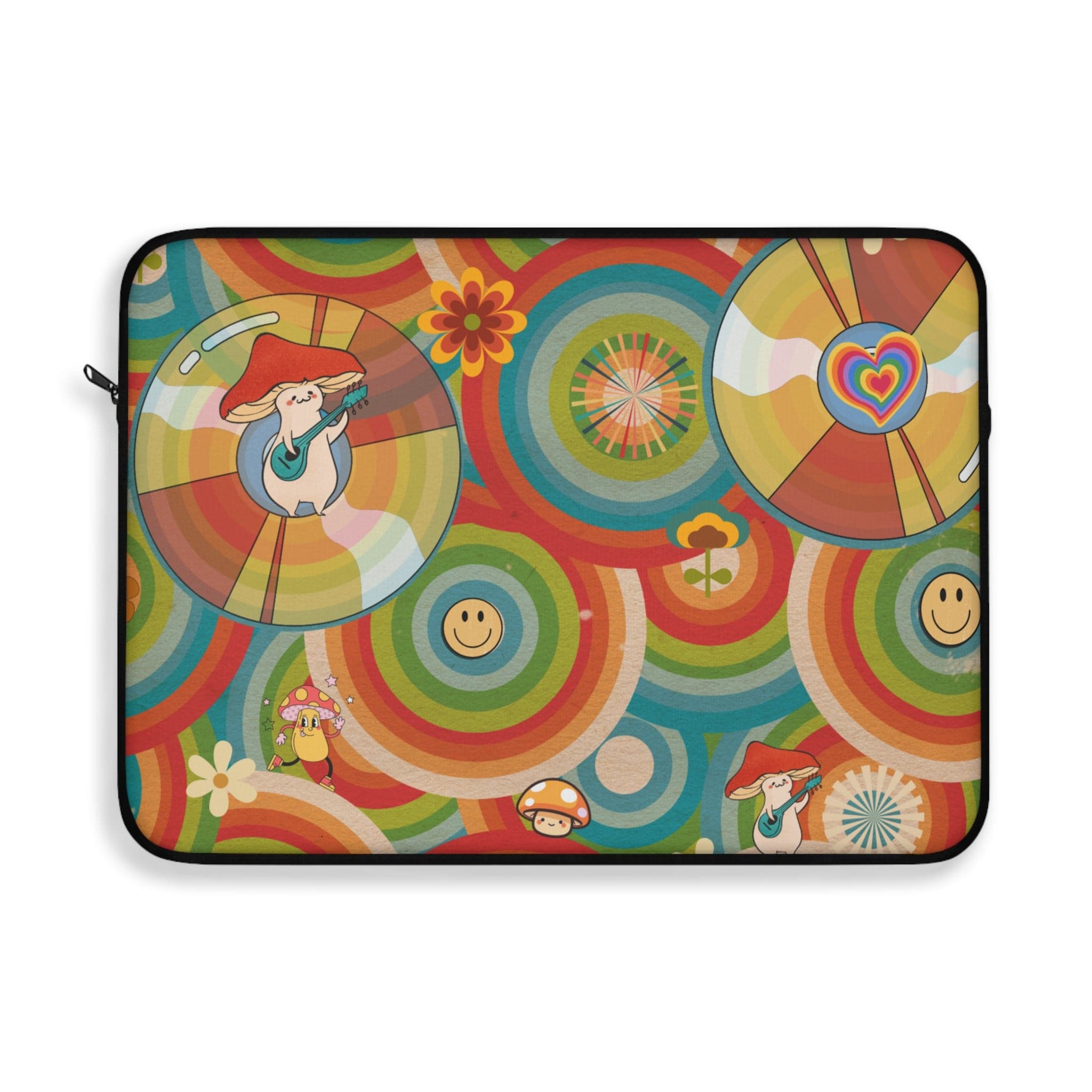 Urban SoulShine & co Laptop Sleeve Groovy Smiles Laptop Sleeve (3 sizes)