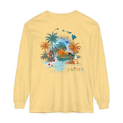 Urban SoulShine & co Long-sleeve Butter / S ALOHA Vibes Long Sleeve Tee (unisex)