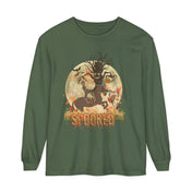 Urban SoulShine & co Long-sleeve Hemp / S Spooked Horse Trail Long-Sleeve Halloween Tee (unisex)