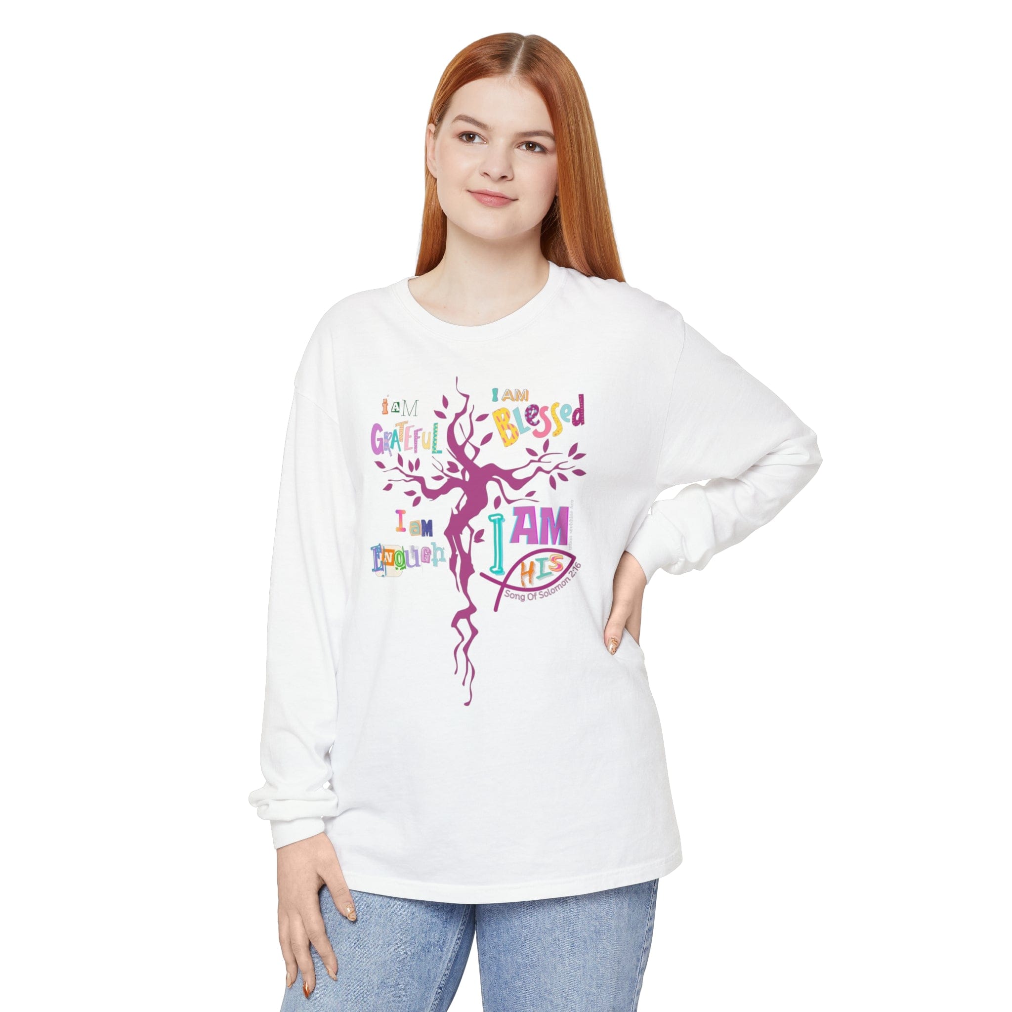 Urban SoulShine & co Long-sleeve I AM HIS Song Of Solomon 2:16 Long Sleeve Tee