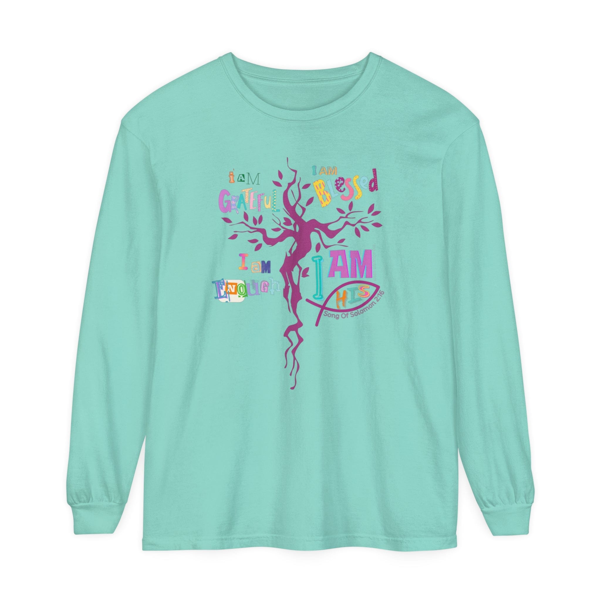 Urban SoulShine & co Long-sleeve Island Reef / S I AM HIS Song Of Solomon 2:16 Long Sleeve Tee