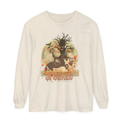 Urban SoulShine & co Long-sleeve Ivory / S Spooked Horse Trail Long-Sleeve Halloween Tee (unisex)