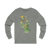 Urban SoulShine & co Long-sleeve L / Deep Heather LUCK UP St. Patrick's Day Long Sleeve Tee (Unisex)