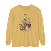 Urban SoulShine & co Long-sleeve Mustard / S Skull Harvest Long Sleeve Tee (unisex)