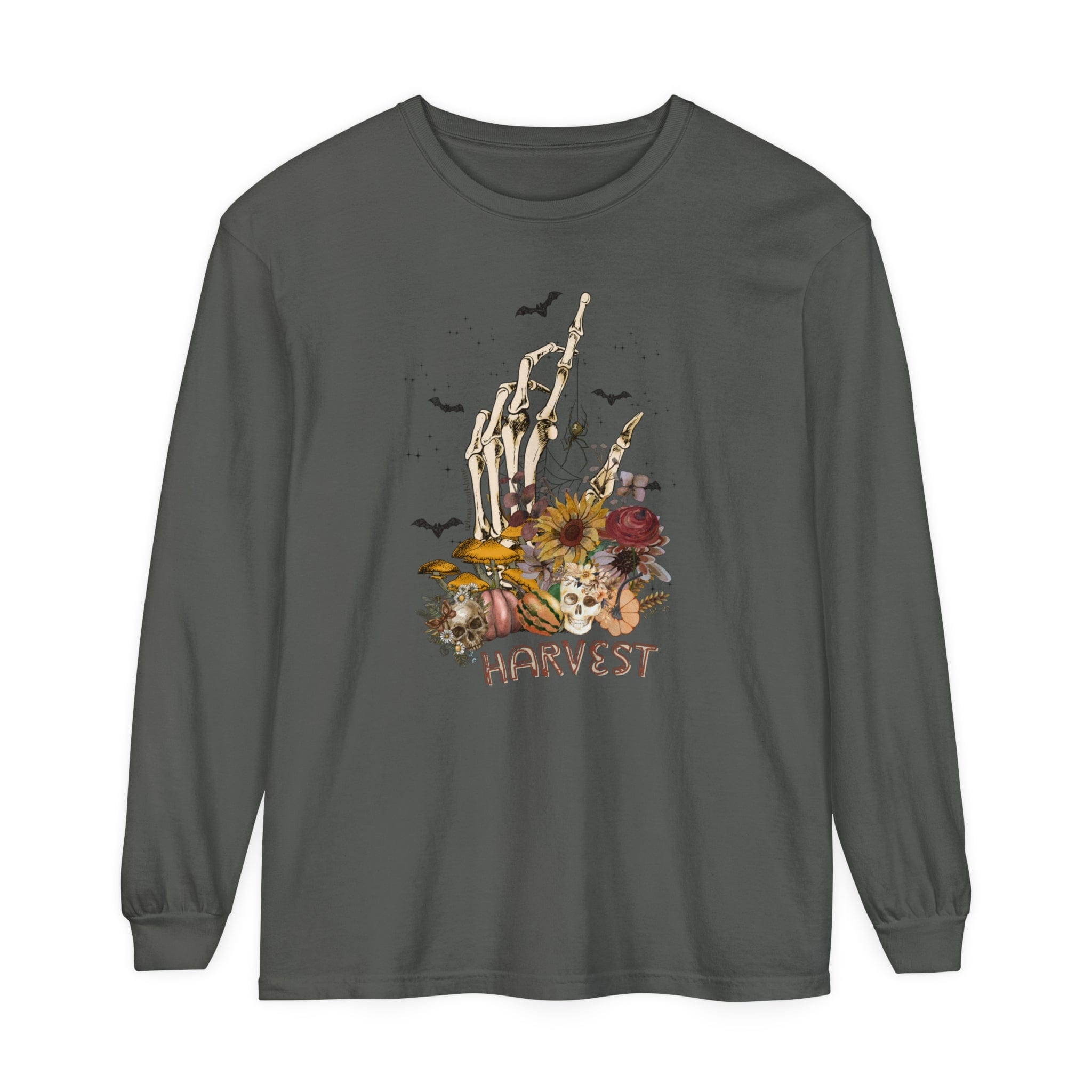 Urban SoulShine & co Long-sleeve Pepper / S Skull Harvest Long Sleeve Tee (unisex)