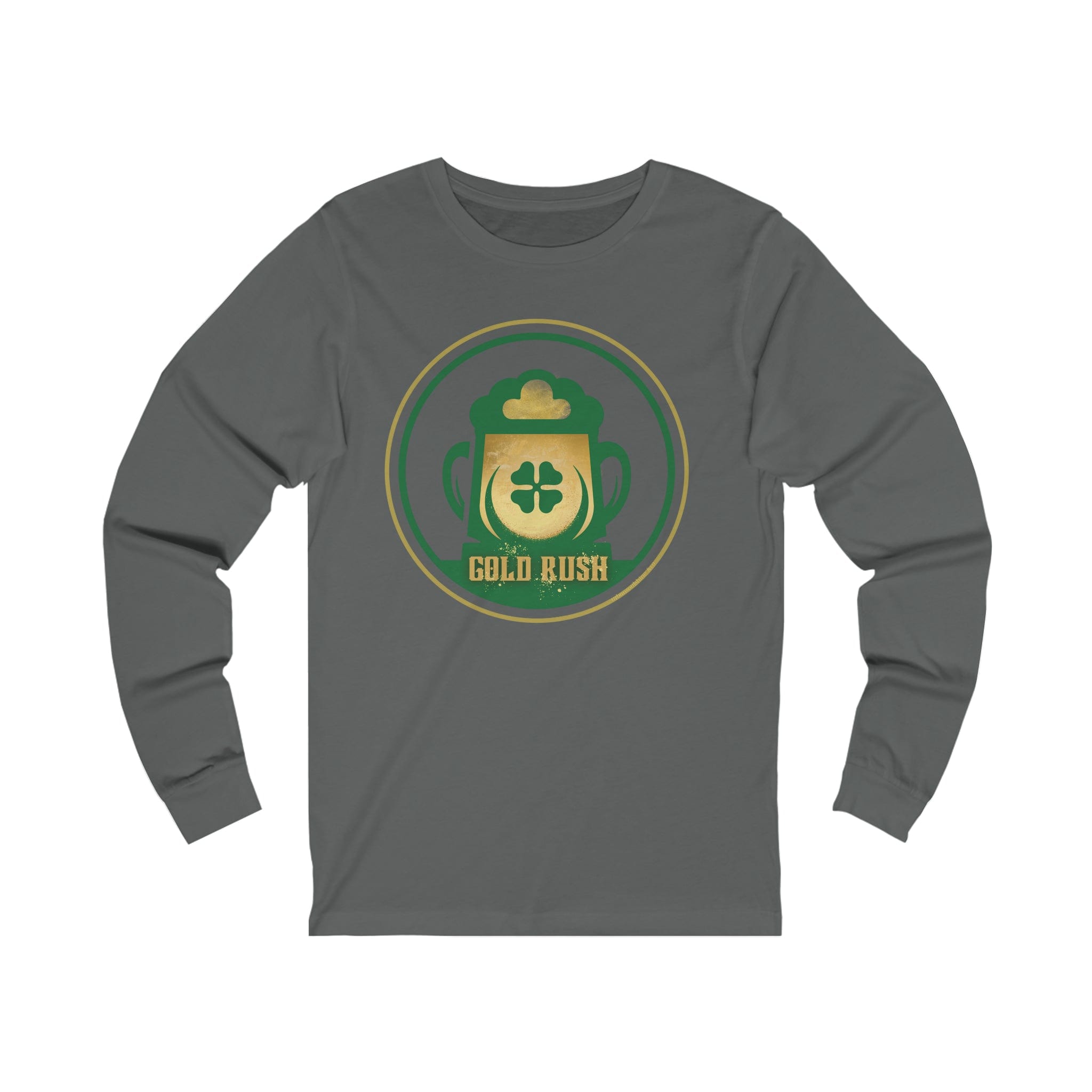  Asphalt Gold Rush Irish Beer Long Sleeve Tee (Unisex)