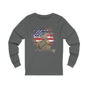 Urban SoulShine & co Long-sleeve S / Asphalt My Ass Is ReTIRED Donkey Marine (Always Faithful) Long Sleeve Tee (Unisex)