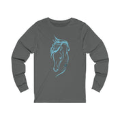 Urban SoulShine & co Long-sleeve S / Asphalt Soul Kiss Horse Lover Long Sleeve Tee