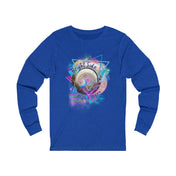 Urban SoulShine & co Long-sleeve S / True Royal TriBlend Bright Side Of the Moon Long Sleeve Tee (unisex)