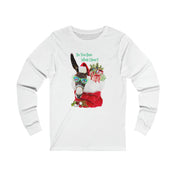 Urban SoulShine & co Long-sleeve S / White Do You Hear What I Hear Donkey Claus Long Sleeve Tee (Unisex)