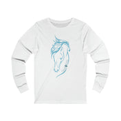 Urban SoulShine & co Long-sleeve S / White Soul Kiss Horse Lover Long Sleeve Tee