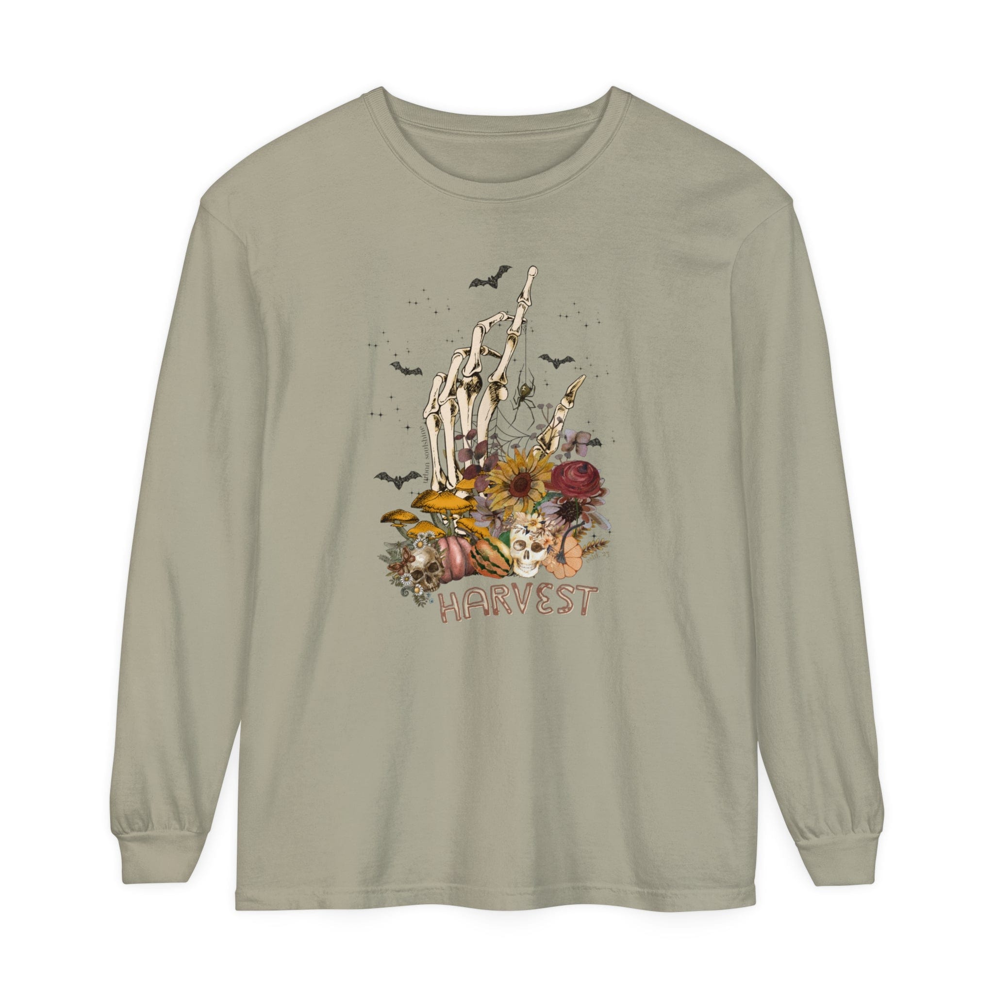 Urban SoulShine & co Long-sleeve Sandstone / S Skull Harvest Long Sleeve Tee (unisex)