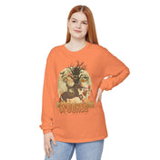 Urban SoulShine & co Long-sleeve Spooked Horse Trail Long-Sleeve Halloween Tee (unisex)