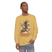 Urban SoulShine & co Long-sleeve Spooked Horse Trail Long-Sleeve Halloween Tee (unisex)