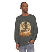 Urban SoulShine & co Long-sleeve Spooked Horse Trail Long-Sleeve Halloween Tee (unisex)