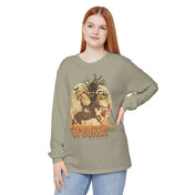 Urban SoulShine & co Long-sleeve Spooked Horse Trail Long-Sleeve Halloween Tee (unisex)