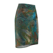 Urban SoulShine & co Mid Waist Skirts Light As A Feather Inspirational Mantra Mid Waisted Pencil Skirt