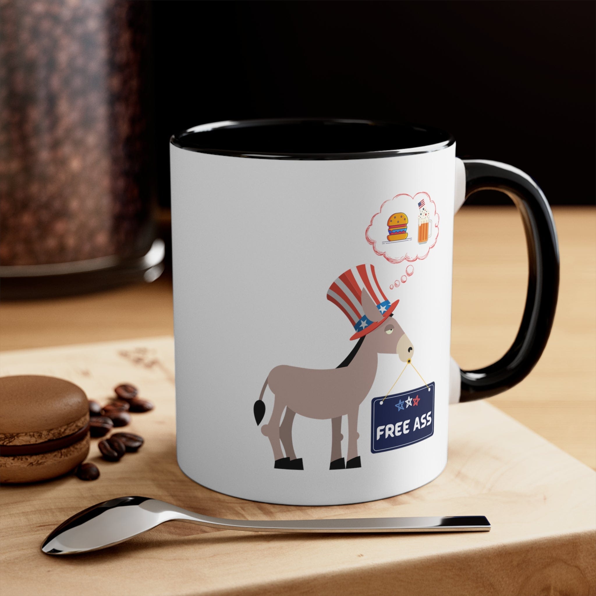 Urban SoulShine & co Mug Black / 11oz Free Ass Donkey Mug