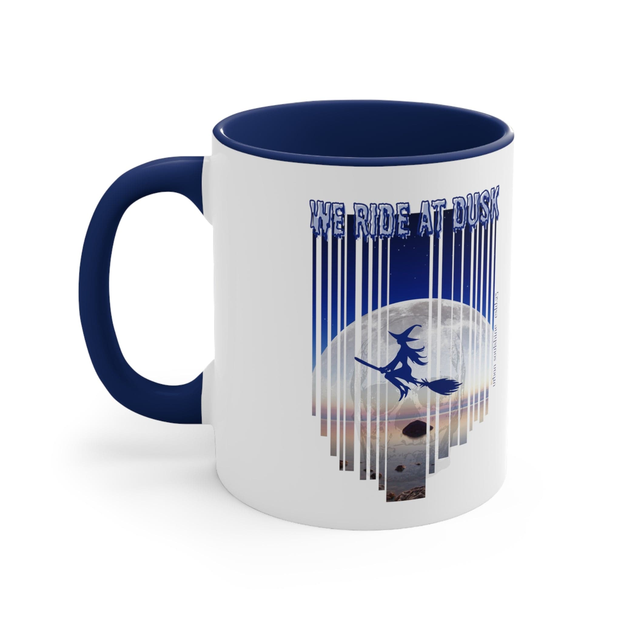 Urban SoulShine & co Mug We Ride At Dusk Moonlight Witch Flight Halloween Mug