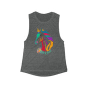 Urban SoulShine & co Muscle Tank S / Asphalt Slub Ride & Shine Women's Muscle Tank