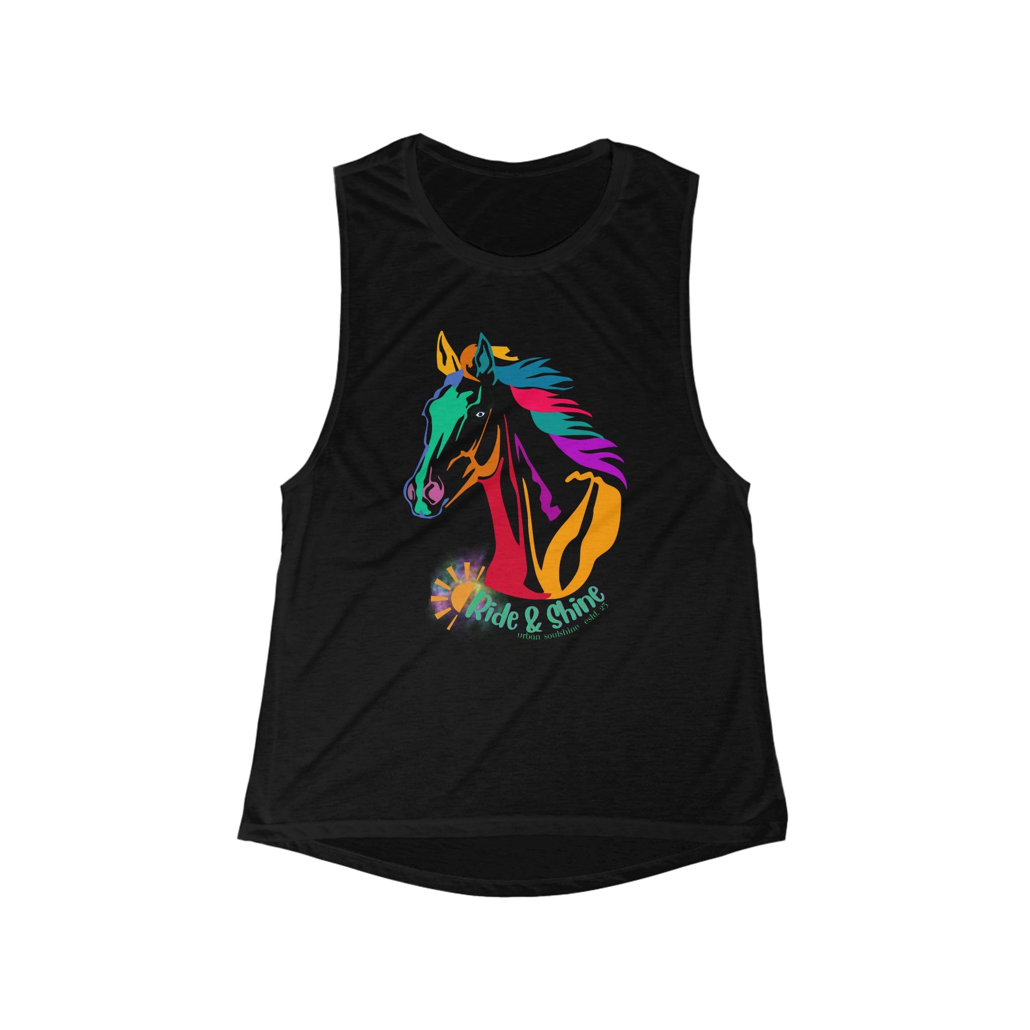 Urban SoulShine & co Muscle Tank S / Black Ride & Shine Women's Muscle Tank