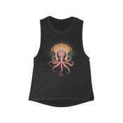 Urban SoulShine & co Muscle Tank Top 2XL / Black Slub The Mermaid Whisperer Octopus Flowy Muscle Tank