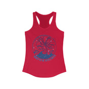 Urban SoulShine & co Next Level Tank Top XS / Solid Red Waves To Be Octo-Mistic Inspirational Tank