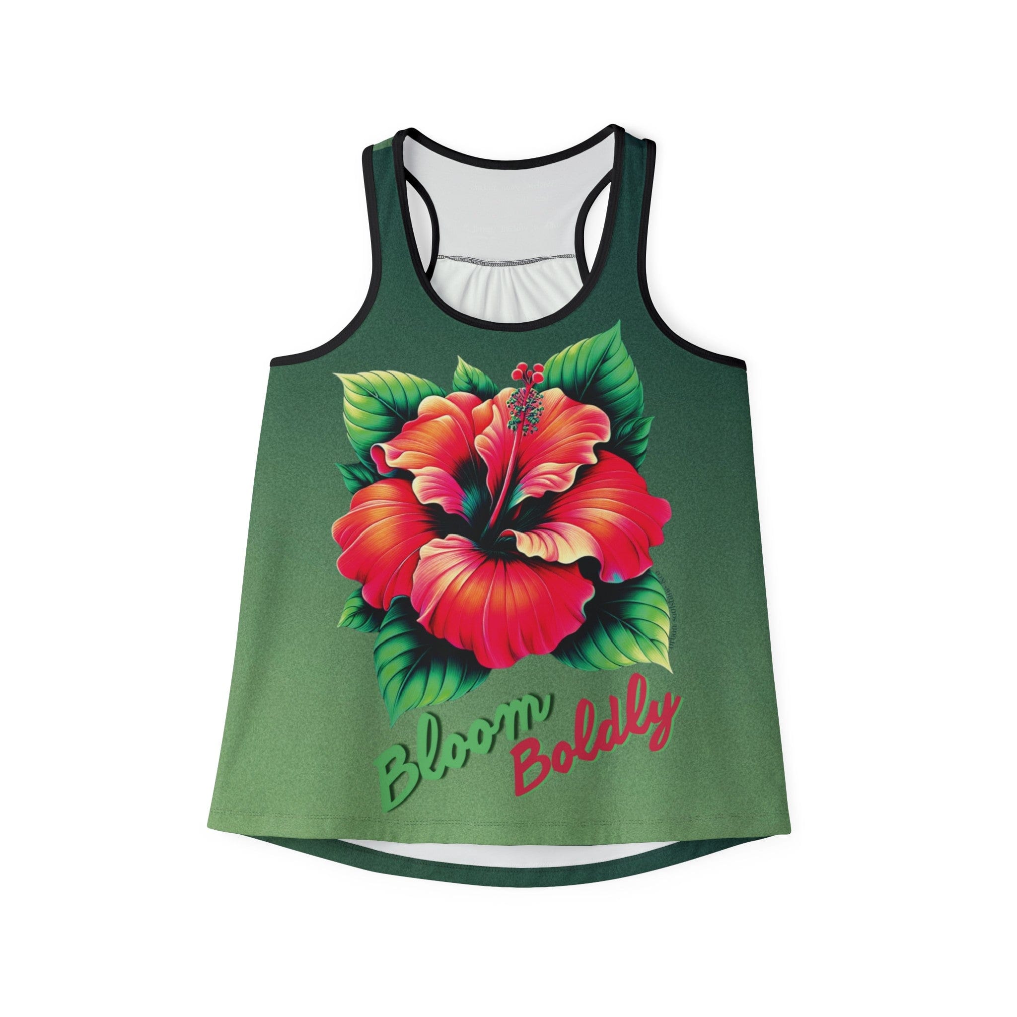 Urban SoulShine & co Performance Tank Top Bloom Boldly Performance Racerback Tank