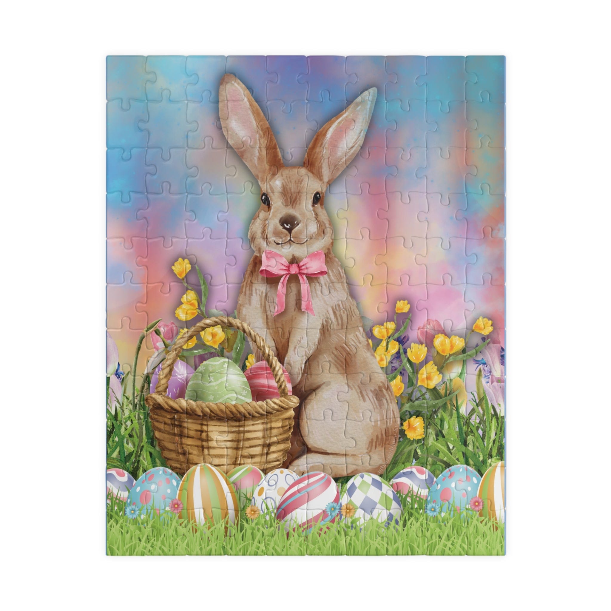 Urban SoulShine & co Puzzle 110 pcs (Vertical) Easter Bunny Garden 110 Piece Gift Puzzle