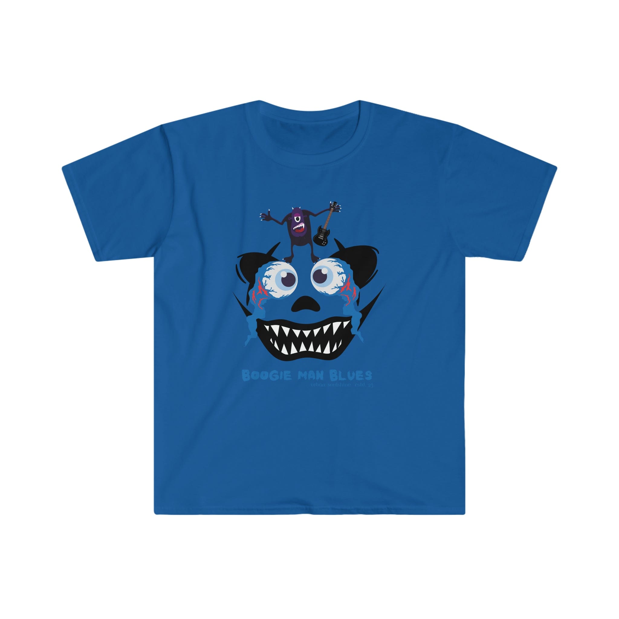 Urban SoulShine & co Soft Style T-Shirt Royal / S Boogie Man Blues Tee (unisex)