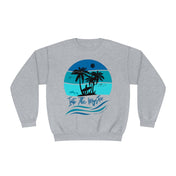 Urban SoulShine & co Sweatshirt Athletic Heather / S Into the Mystic Surfer Girl Crewneck Sweatshirt