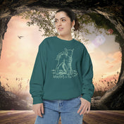 Urban SoulShine & co Sweatshirt Blue Spruce / S Worthy Is The Lamb Easter Crewneck Sweatshirt