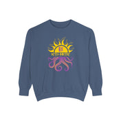 Urban SoulShine & co Sweatshirt Denim / S Rays To Be Octo-Mistic Inspirational Octopus Sweatshirt