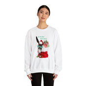 Urban SoulShine & co Sweatshirt Do You Hear What I Hear Donkey Claus Christmas Sweatshirt (Unisex)