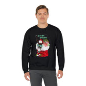 Urban SoulShine & co Sweatshirt Do You Hear What I Hear Donkey Claus Christmas Sweatshirt (Unisex)