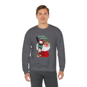 Urban SoulShine & co Sweatshirt Do You Hear What I Hear Donkey Claus Christmas Sweatshirt (Unisex)