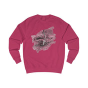 Urban SoulShine & co Sweatshirt Hot Pink / S With His Stripes Easter Crewneck Sweatshirt (Unisex)