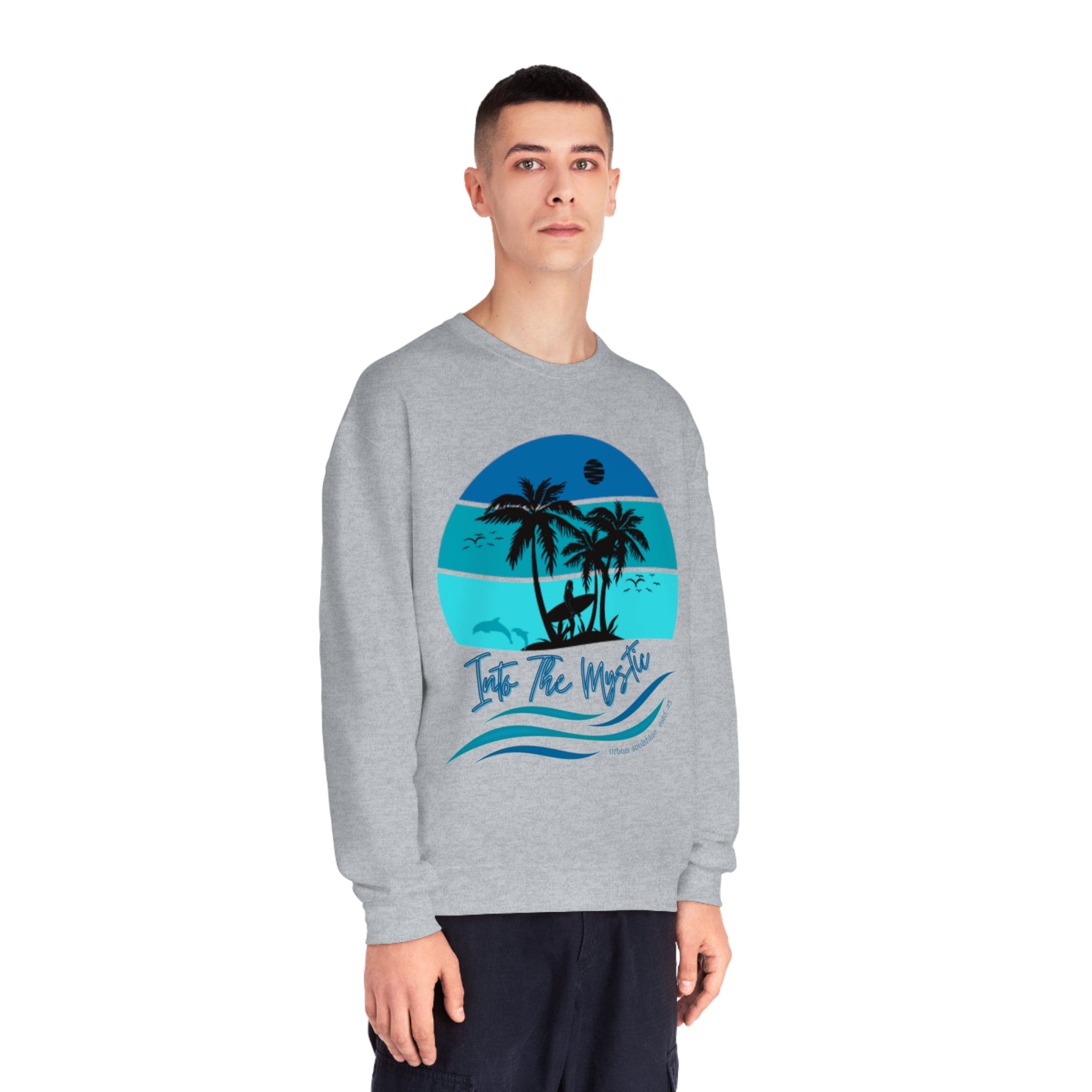 Urban SoulShine & co Sweatshirt Into the Mystic Surfer Girl Crewneck Sweatshirt