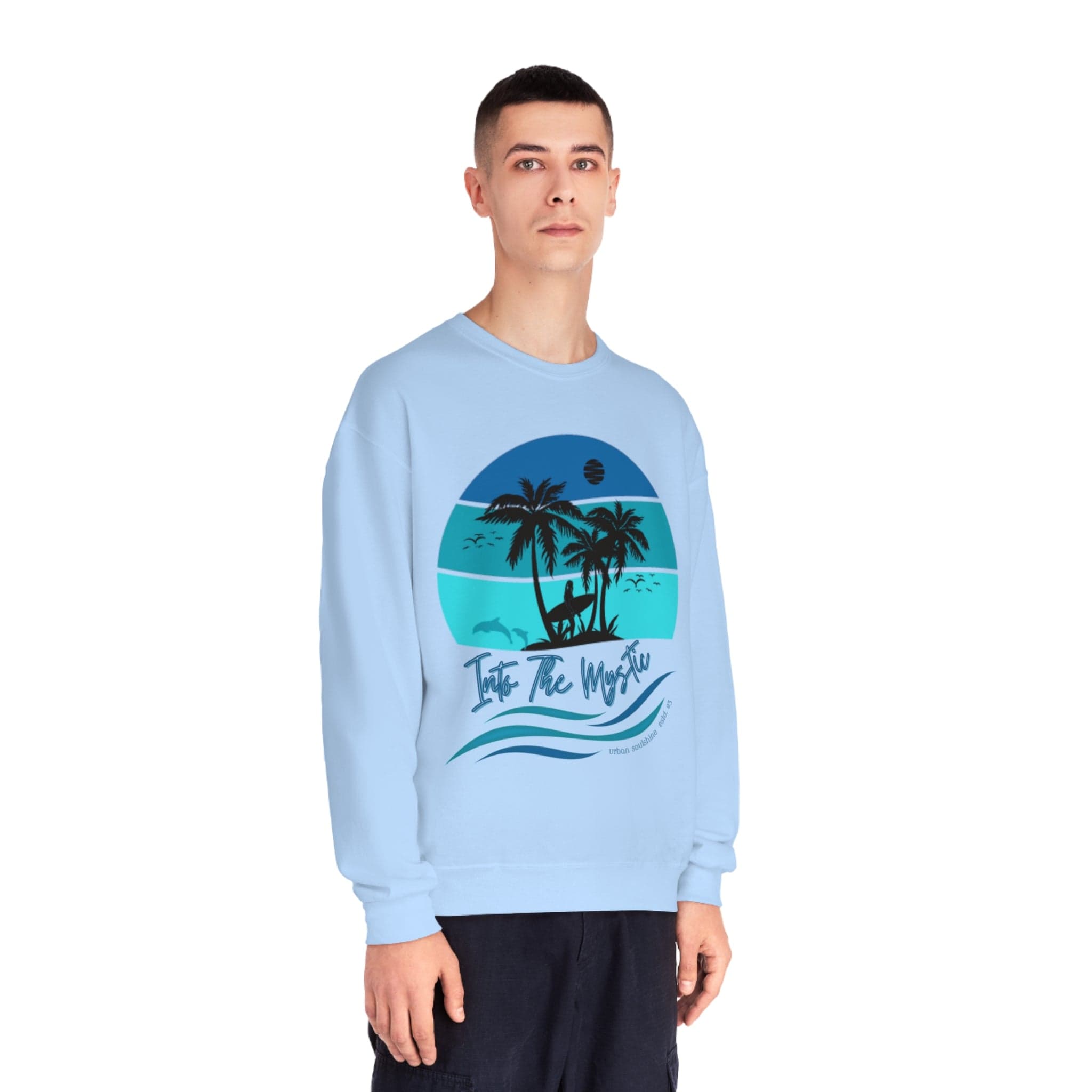 Urban SoulShine & co Sweatshirt Into the Mystic Surfer Girl Crewneck Sweatshirt