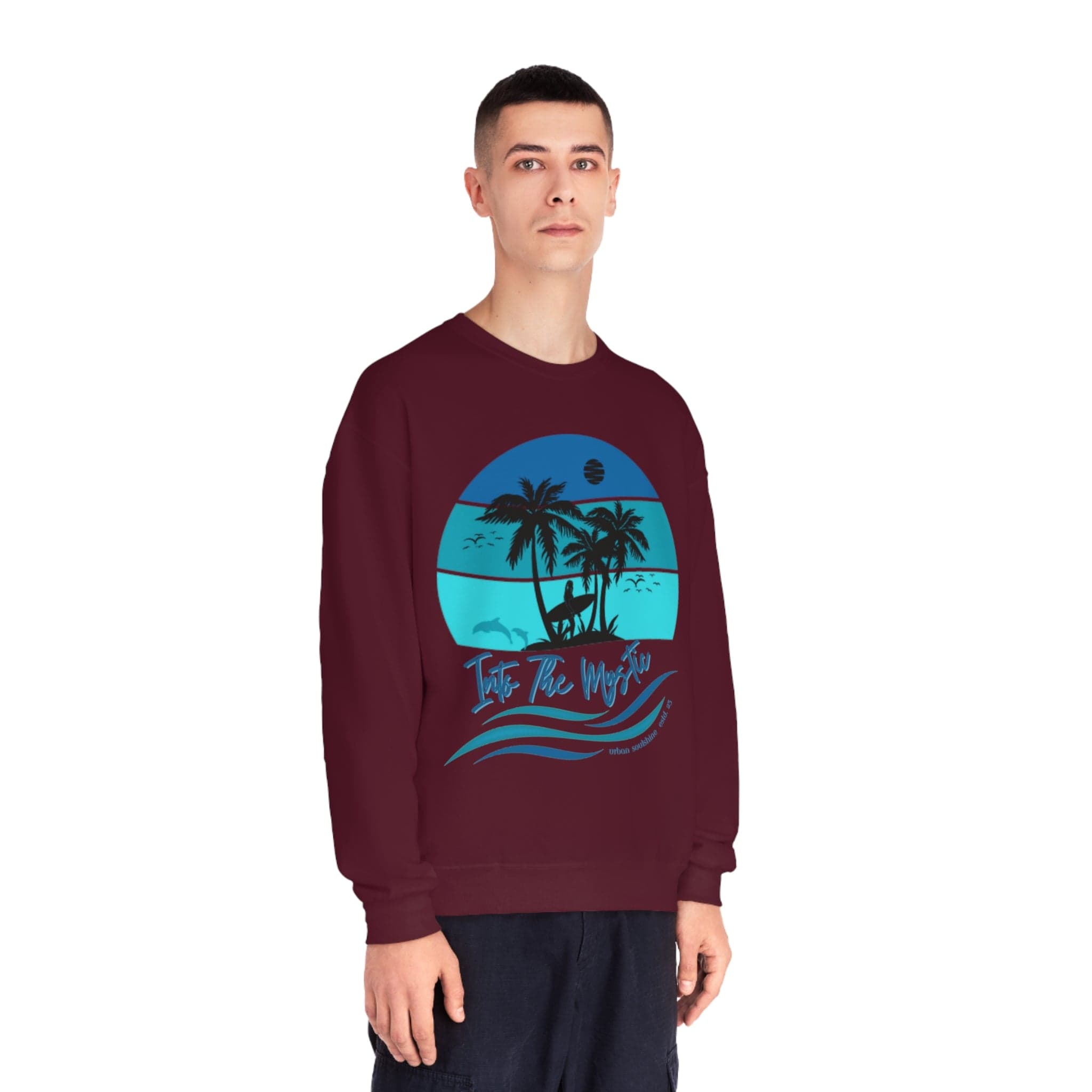 Urban SoulShine & co Sweatshirt Into the Mystic Surfer Girl Crewneck Sweatshirt