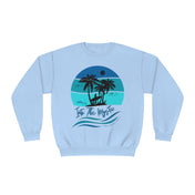 Urban SoulShine & co Sweatshirt Light Blue / S Into the Mystic Surfer Girl Crewneck Sweatshirt