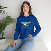 Urban SoulShine & co Sweatshirt S / Royal CHAG SAMEACH! Hanukkah Crewneck Sweatshirt (Unisex)