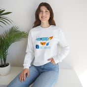 Urban SoulShine & co Sweatshirt S / White CHAG SAMEACH! Hanukkah Crewneck Sweatshirt (Unisex)