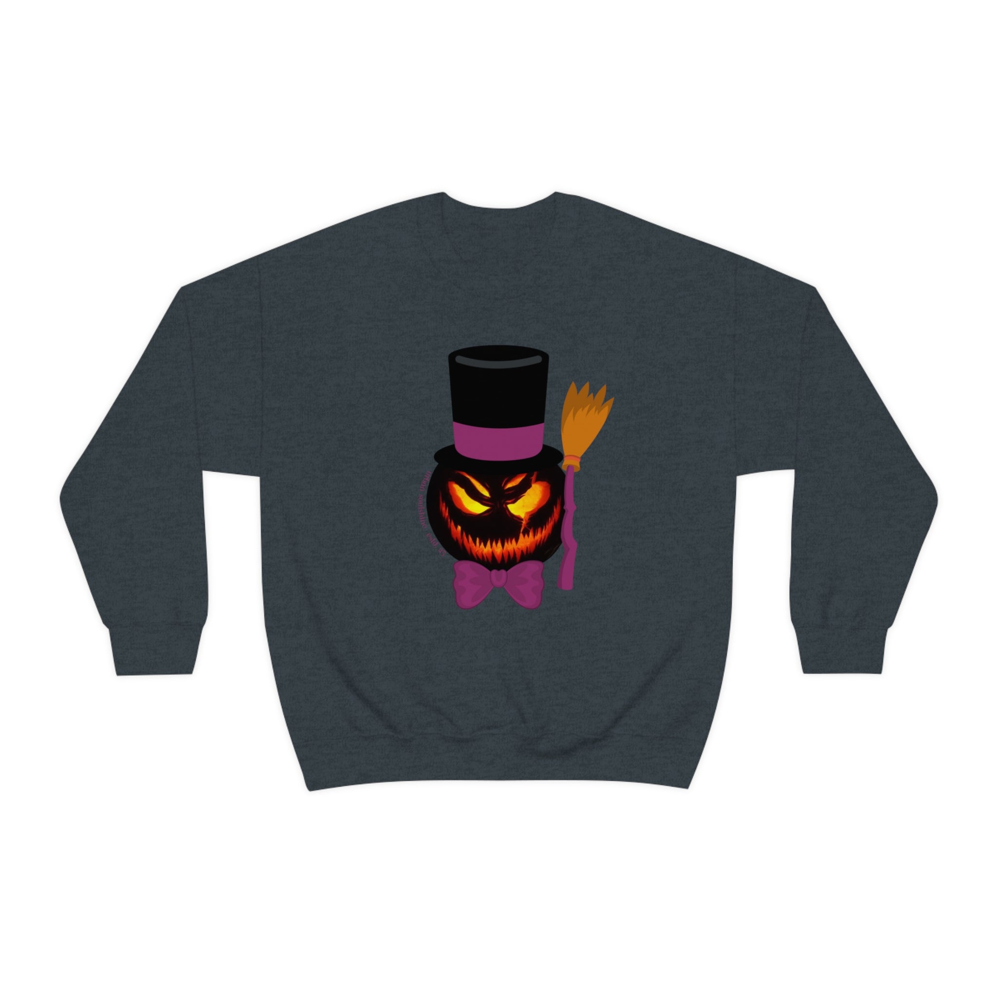 Urban SoulShine & co Sweatshirt Top Hat Jack Halloween Crewneck Sweatshirt (unisex)