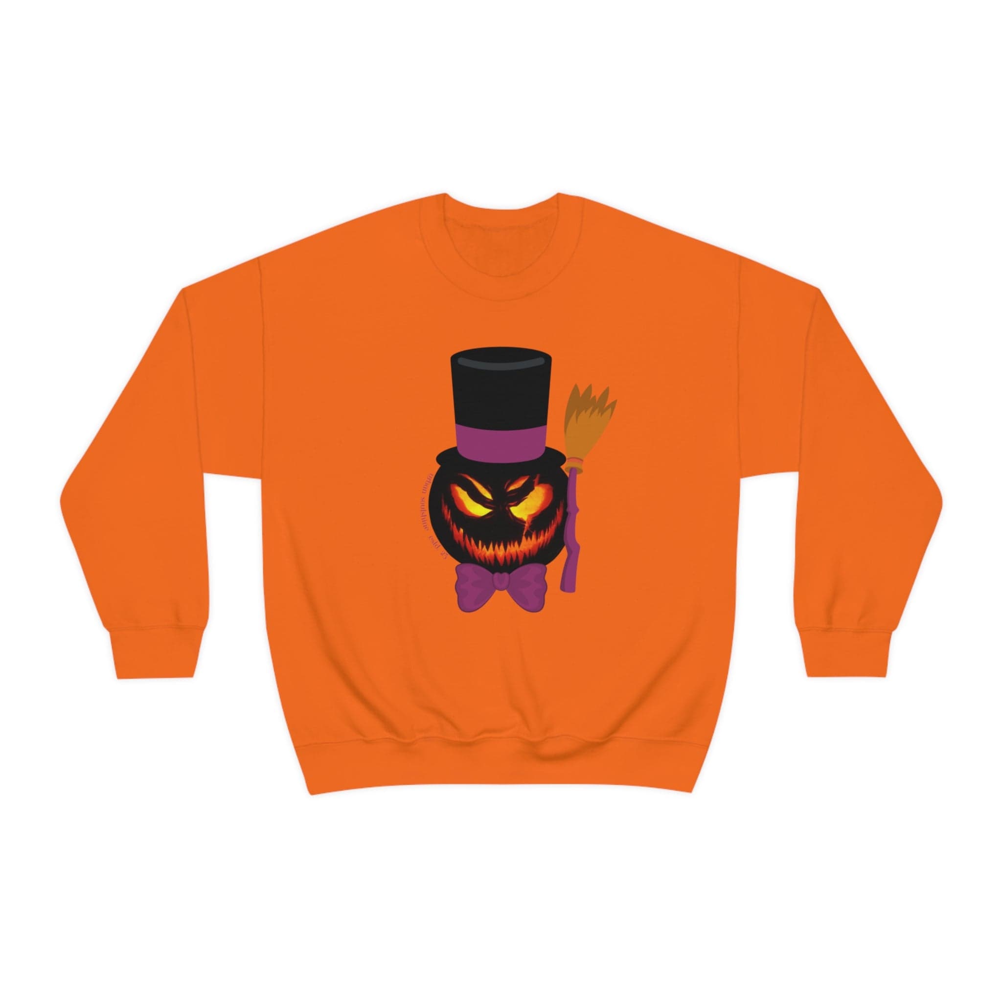 Urban SoulShine & co Sweatshirt Top Hat Jack Halloween Crewneck Sweatshirt (unisex)