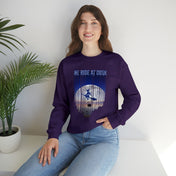 Urban SoulShine & co Sweatshirt We Ride At Dusk Moonlight Witch Flight Halloween Crewneck Sweatshirt