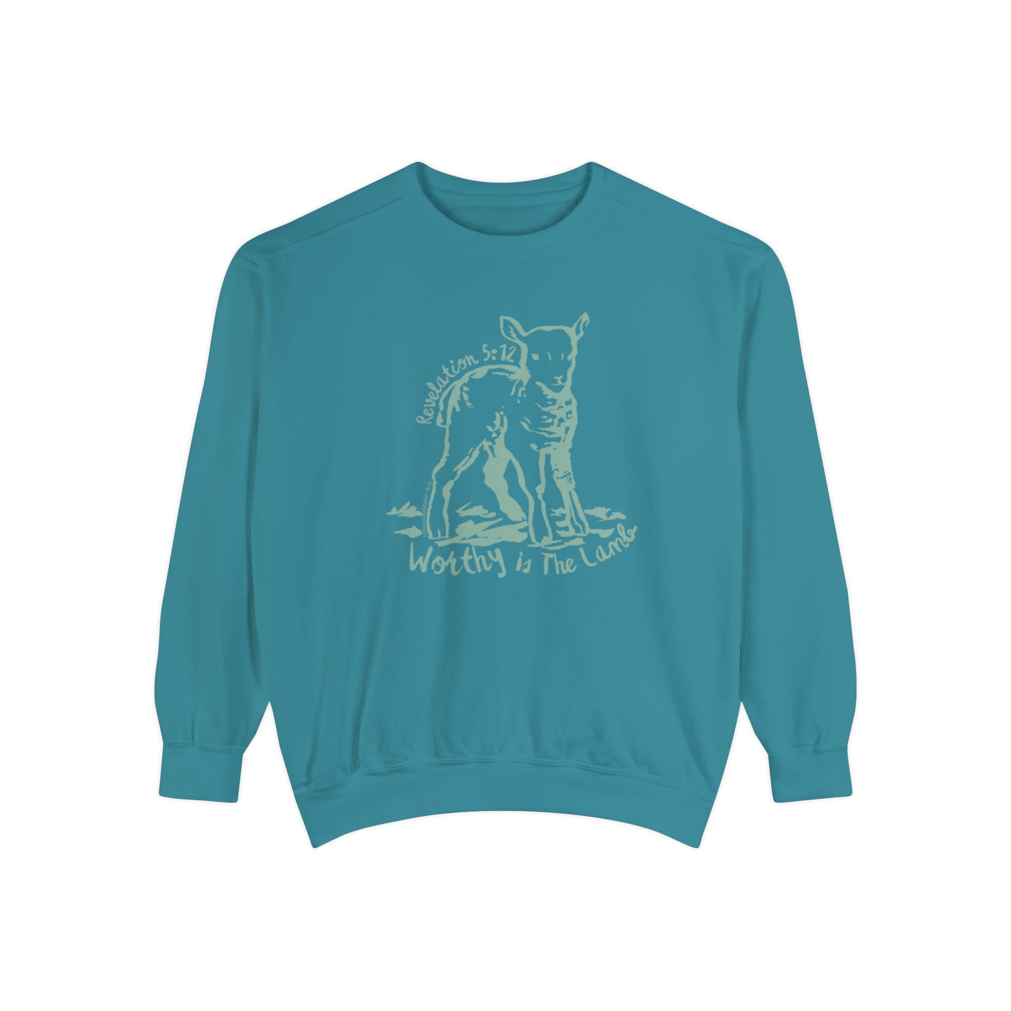 Urban SoulShine & co Sweatshirt Worthy Is The Lamb Easter Crewneck Sweatshirt