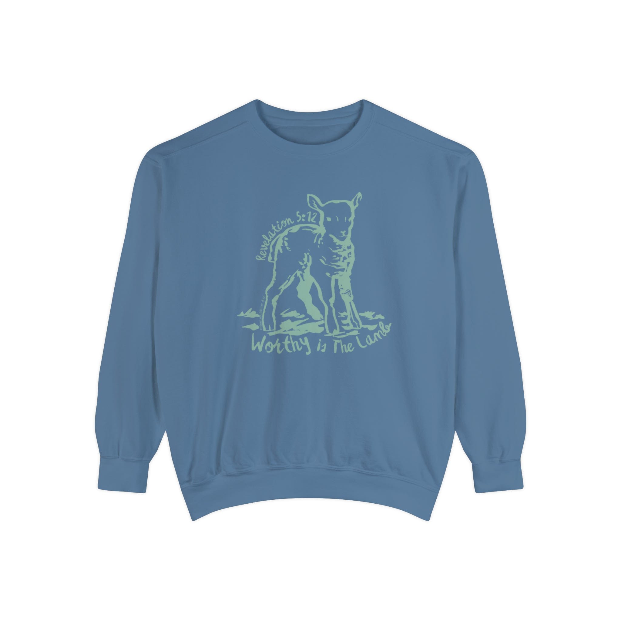 Urban SoulShine & co Sweatshirt Worthy Is The Lamb Easter Crewneck Sweatshirt