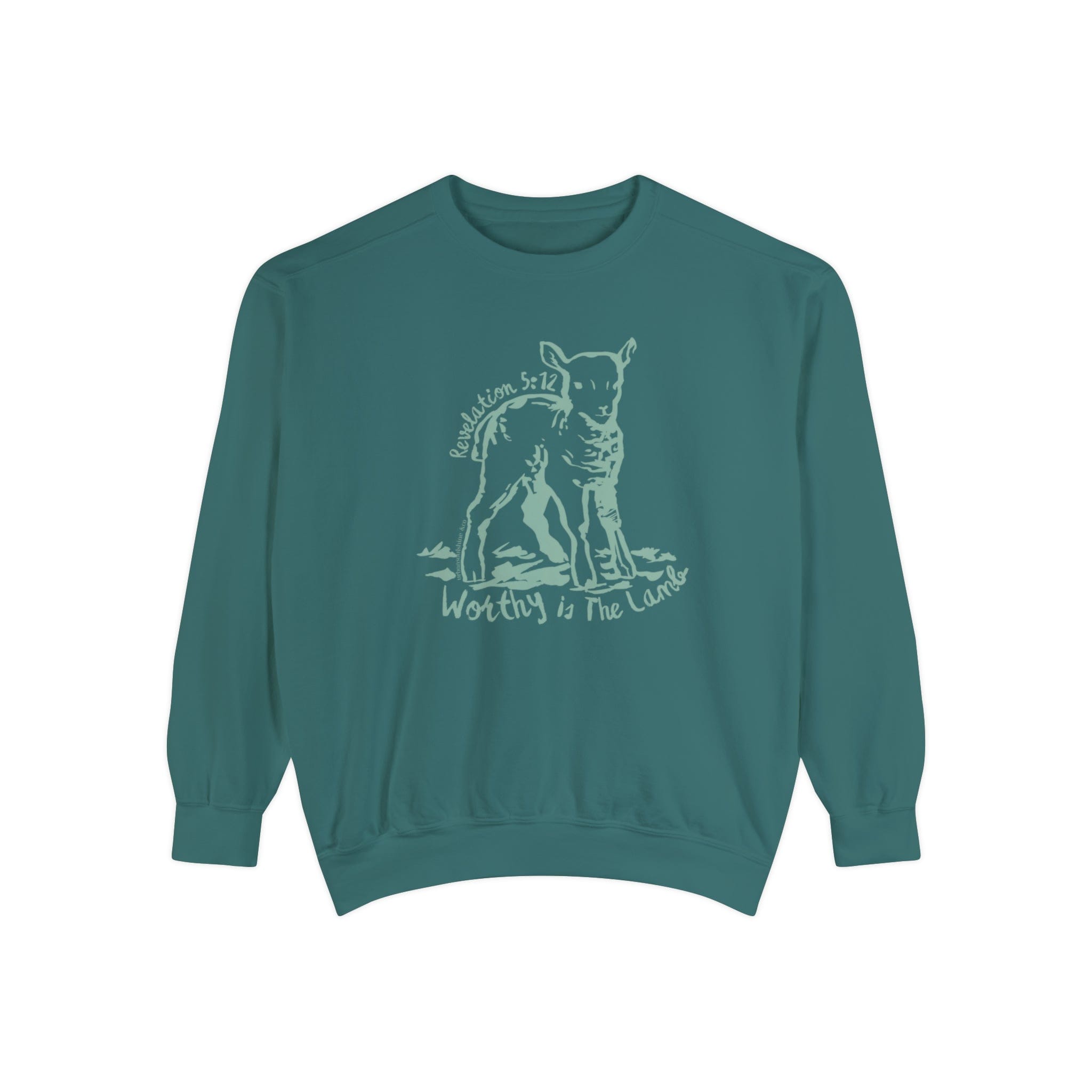 Urban SoulShine & co Sweatshirt Worthy Is The Lamb Easter Crewneck Sweatshirt